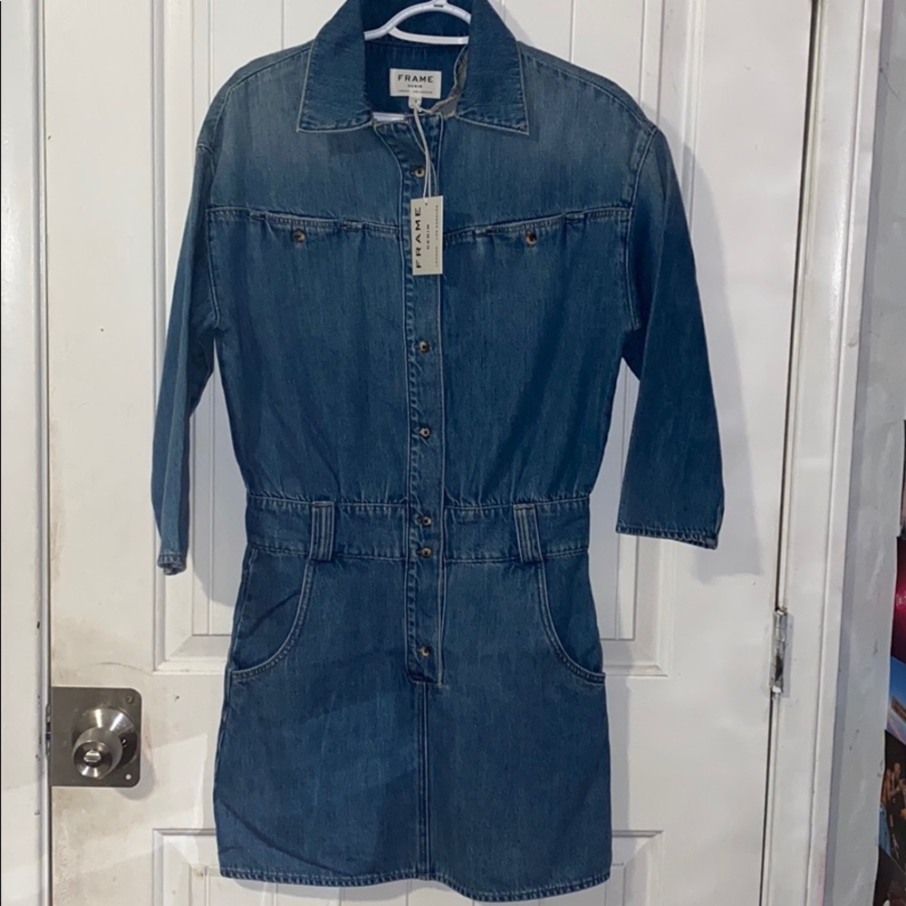 FRAME Military Shirt Dress